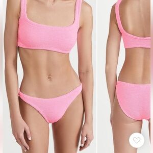 Hunza G Bubblegum Xandra Bikini Swimsuit, one size